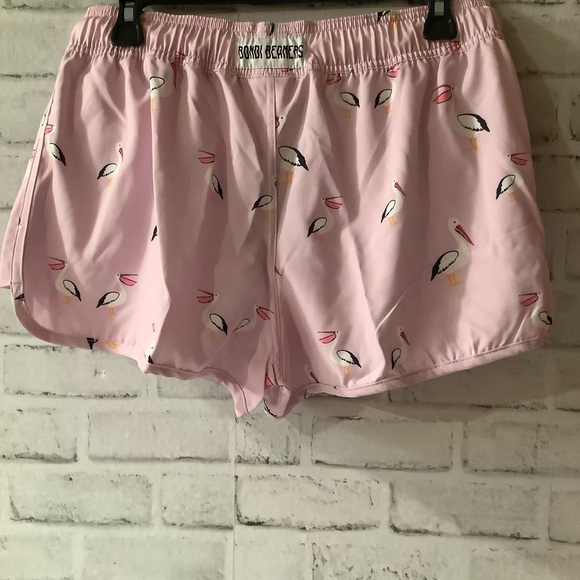 BONDI BEAMERS Women’s Size 12 Pelican Print Swim Shorts - Picture 4 of 7